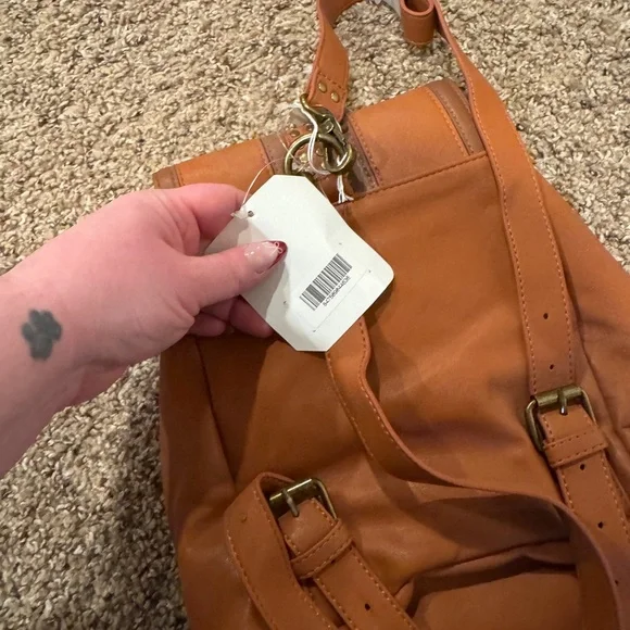 Brown Backpack Purse - Picture 4 of 4